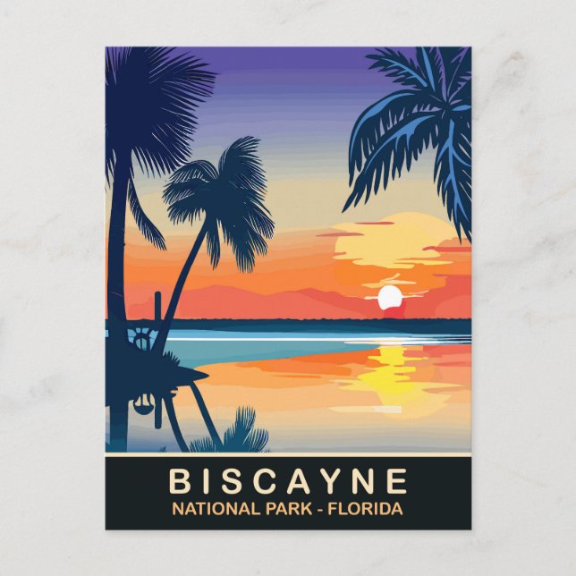 Biskaya, Sommersonntag in Florida, Reisen Postkarte (Vorderseite)