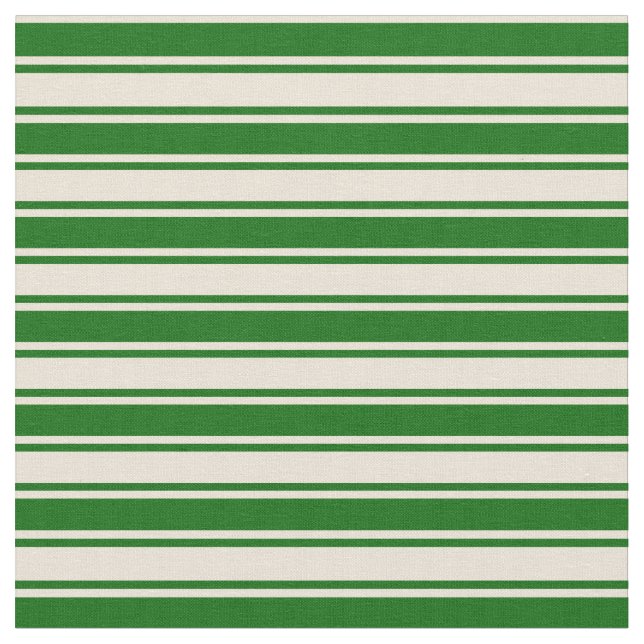 Bisken und dunkle grüne Linien Stoff (Nahaufnahme)