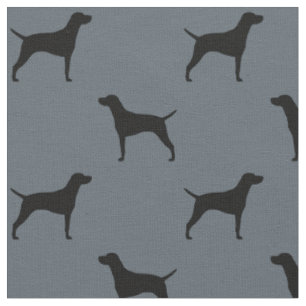 Bisla Hund-Silhouette-Muster Stoff