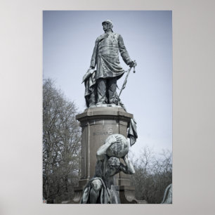 Bismarck-Denkmal in Berlin Poster