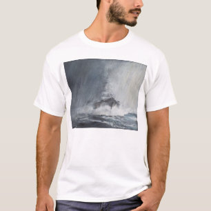 Bismarck durch Vorhänge des Regen-Schneeregens T-Shirt