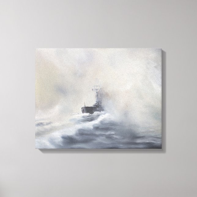 Bismarck entgeht ihren Überzeugungen vom 25. Mai 1 Leinwanddruck (Vorderseite)