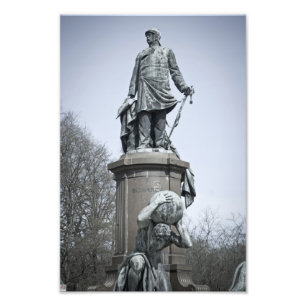 Bismarck Memorial in Berlin Fotodruck