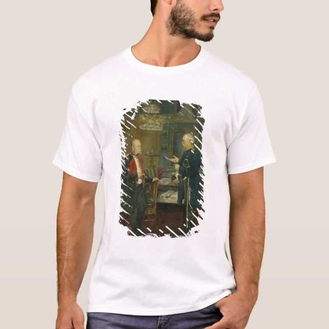Bismarck mit Kaiser Wilhelm I T-Shirt (Vorderseite)