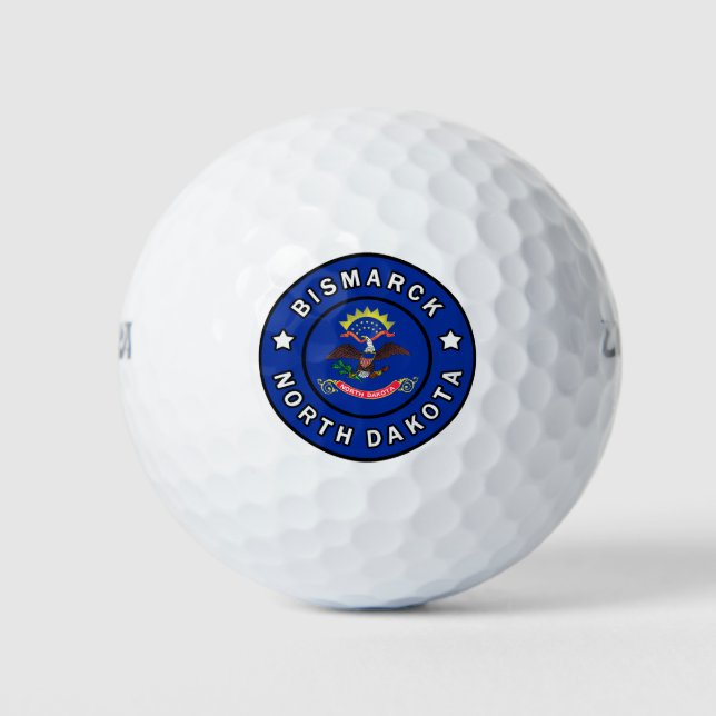 Bismarck North Dakota Golfball (Vorderseite)