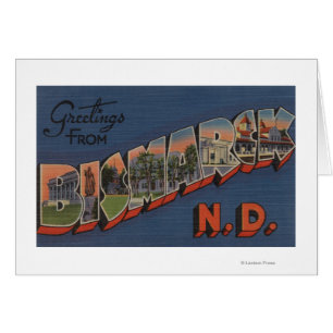 Bismarck, North Dakota - Große Briefmarkenszenen