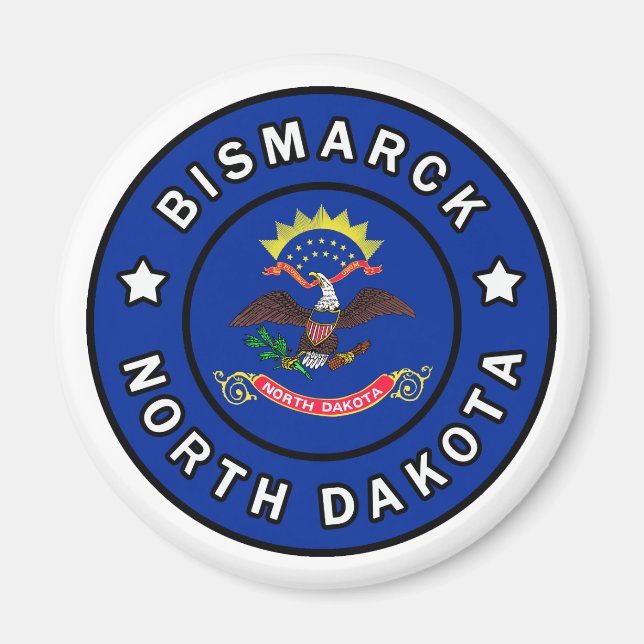 Bismarck North Dakota Magnet (Vorne)