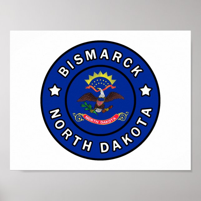 Bismarck North Dakota Poster (Vorne)