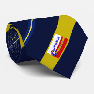 Bismarck (North Dakota) Stadtflagge Neck Tie Krawatte
