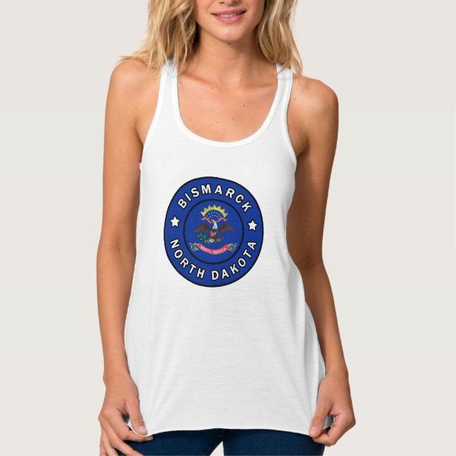 Bismarck North Dakota Tank Top (Vorderseite)