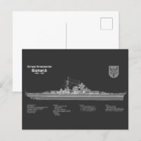 Bismarck - Pläne für ein Konzept für die Schlachtu