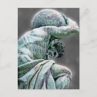 Bismarck Statue, Berlin, Griechischer Gott Atlas, Postkarte