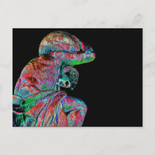 Bismarck Statue, Berlin, Griechischer Gotteatlas,  Postkarte