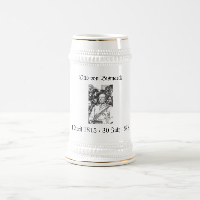 Bismarck Stein Bierglas (Mittel)