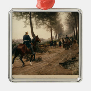 Bismarck und Napoleon Ornament Aus Metall