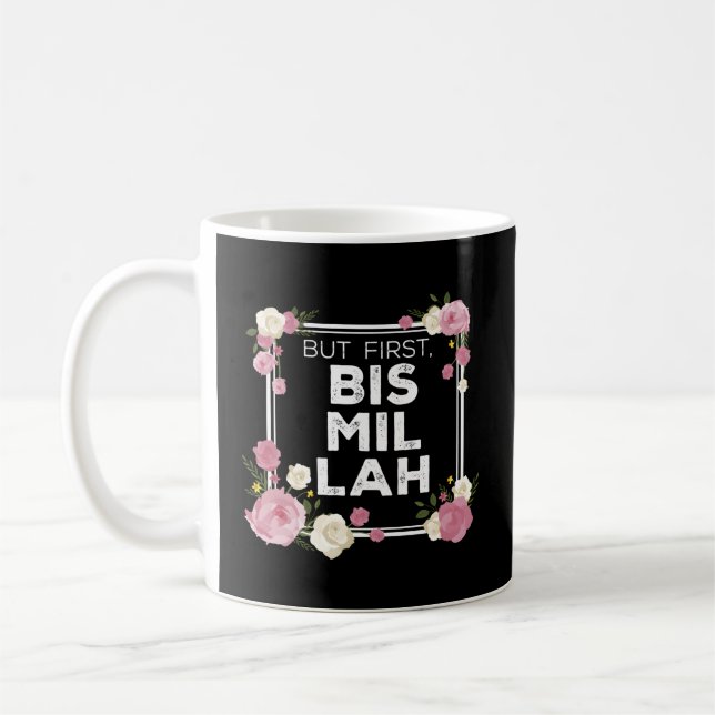Bismillah Islam für Muslime Kaffeetasse (Links)
