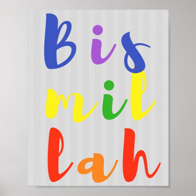 Bismillah Poster (Vorne)