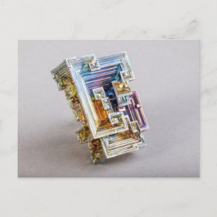 Bismuth Crystal Postkarte