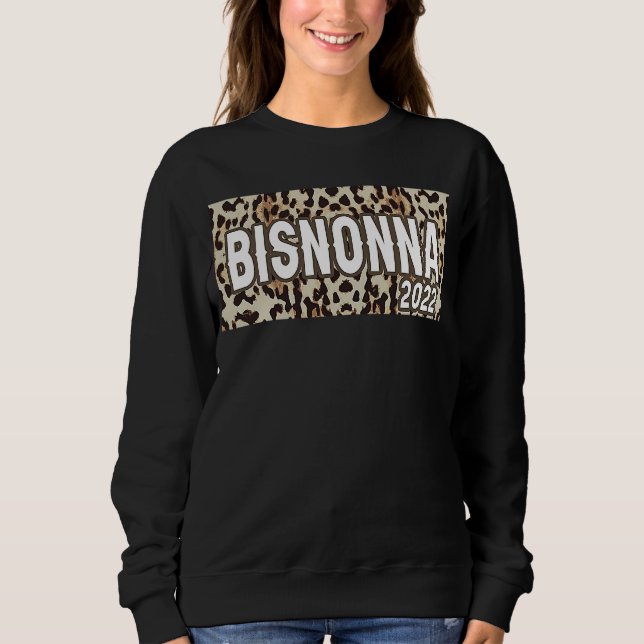 Bisnonna 2022 Announcement Italian Great Grandma L Sweatshirt (Vorderseite)