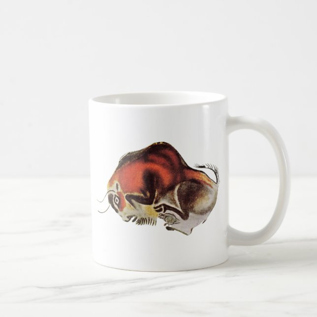 Bison ~ Altamira Spanien ~ Höhle Zeichnend Tasse (Rechts)
