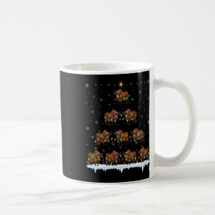 Bison Animal Weihnachtsmannmütze Ugly Christmas Tr Kaffeetasse