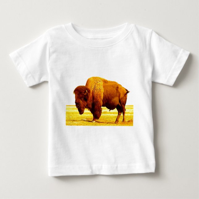 Bison/Buffalo Baby T-shirt (Vorderseite)