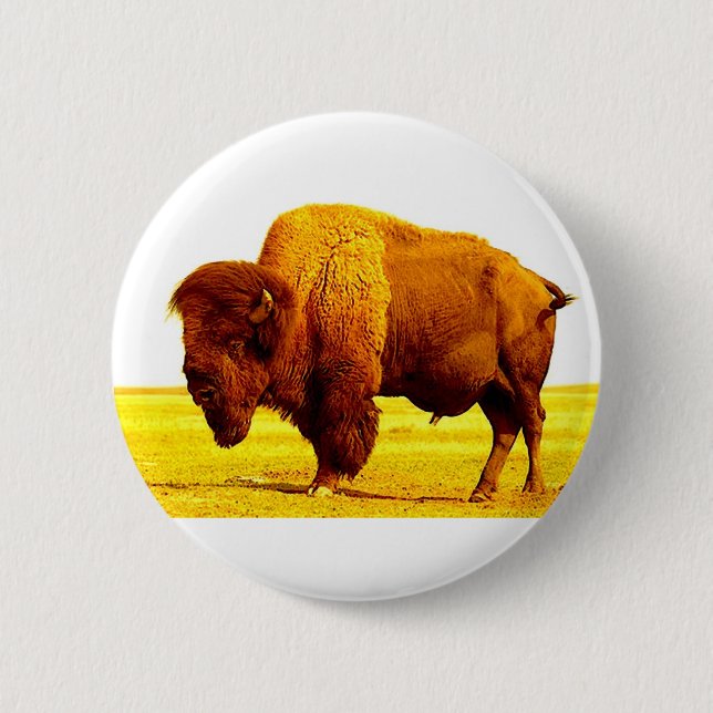 Bison/Buffalo Button (Vorderseite)
