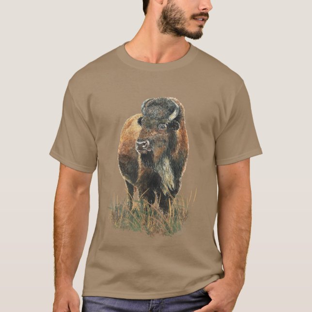 Bison Buffalo Pinacoteca Casa Serodine T-Shirt (Vorderseite)