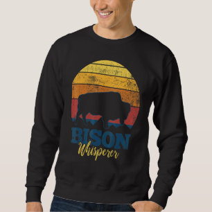 Bison Buffalo Wisent Sweatshirt
