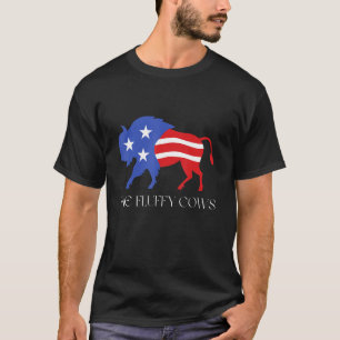 Bison Büffel die flauschigen Kühe T-Shirt