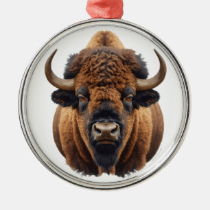 Bison / Büffel Ornament Aus Metall