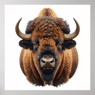Bison / Büffel Poster