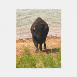 Bison By The Water Fleecedecke