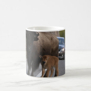 Bison Calf Roadblock Tasse