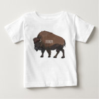 Bison-Cartoon-Abbildung