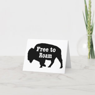 Bison free to roam karte