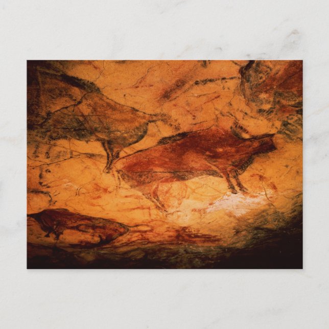 Bison from the Caves at Altimira, c.15000 BC Postkarte (Vorderseite)