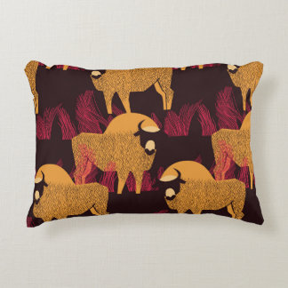 Bison High Grass: Feldmuster. Dekokissen