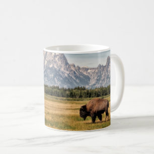 Bison im Tetons Kaffeetasse