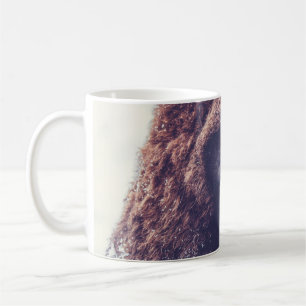 BISON IM WINTER KAFFEETASSE