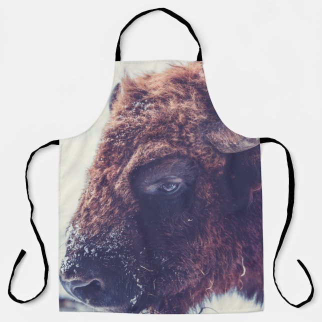 BISON IM WINTER SCHÜRZE (Vorderseite)