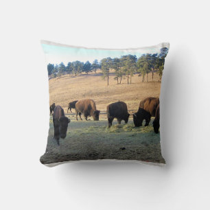 Bison in Colorado Kissen