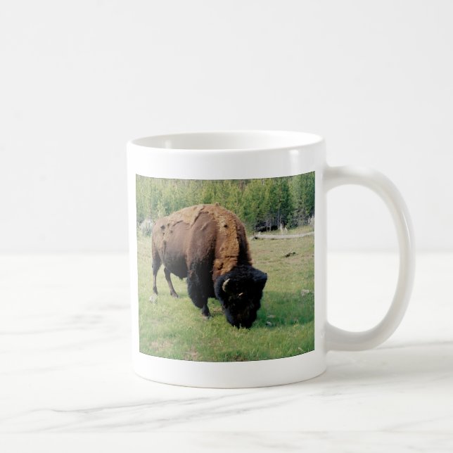 Bison in Yellowstone Kaffeetasse (Rechts)