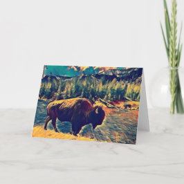 Bison in Yellowstone Nationalpark