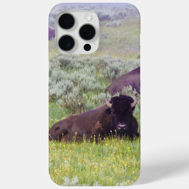Bison iPhone 15 Pro Max Hülle (Rückseite)
