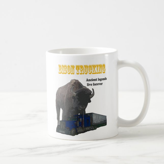 Bison-LKW-Transport Tasse (Rechts)