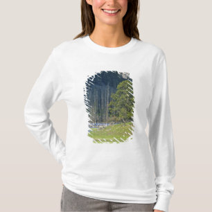 Bison mit Kalb im Yellowstone Nationalpark T-Shirt