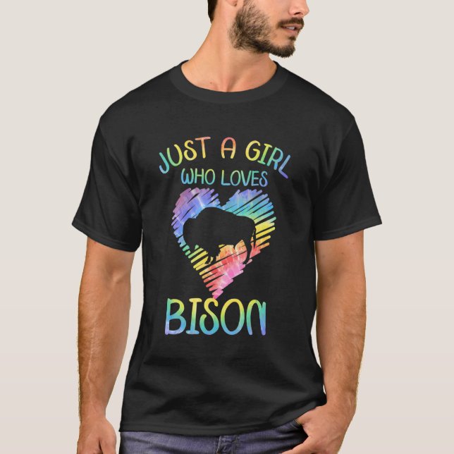 Bison Outfit Animal Apparel Retro Bison Accessorie T-Shirt (Vorderseite)