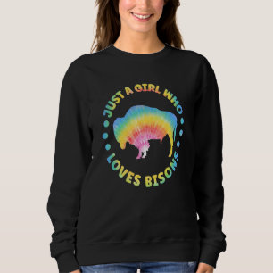Bison Outfit Animal Apparel Retro Bison Accessory Sweatshirt