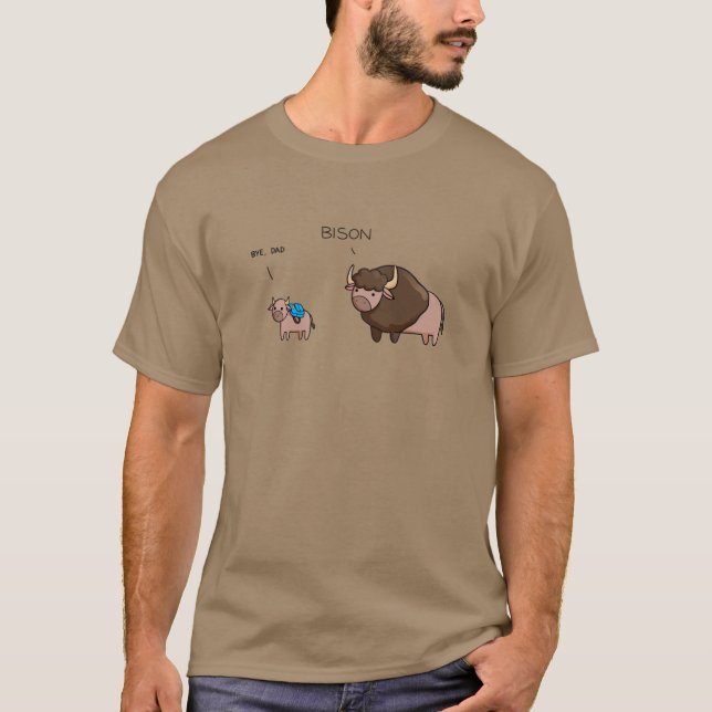 Bison Retro T-Shirt (Vorderseite)
